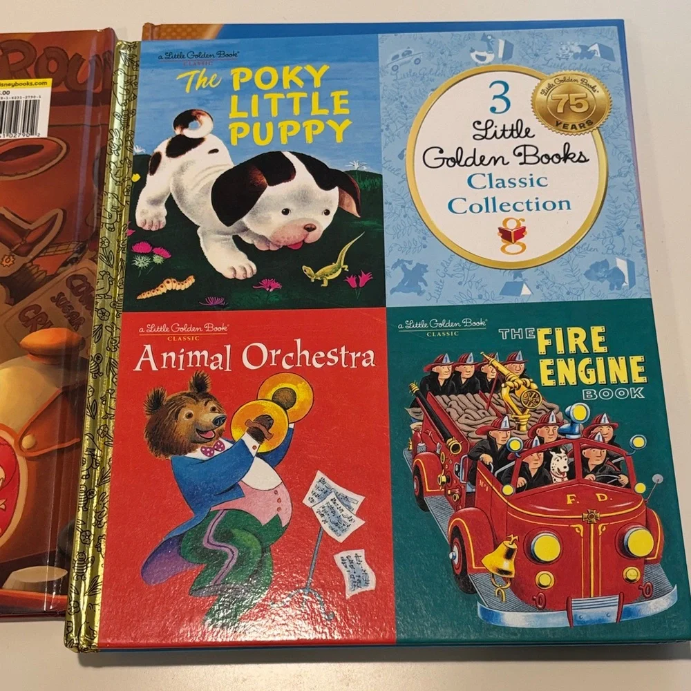 Classic Book Bundle Lot Toy Story 2 Lion King and Little Golden Books
